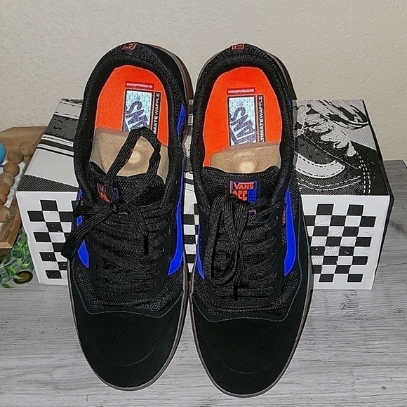 VANS ATHLETIC AVE PRO BLACK ORANGE - Picture 3 of 7